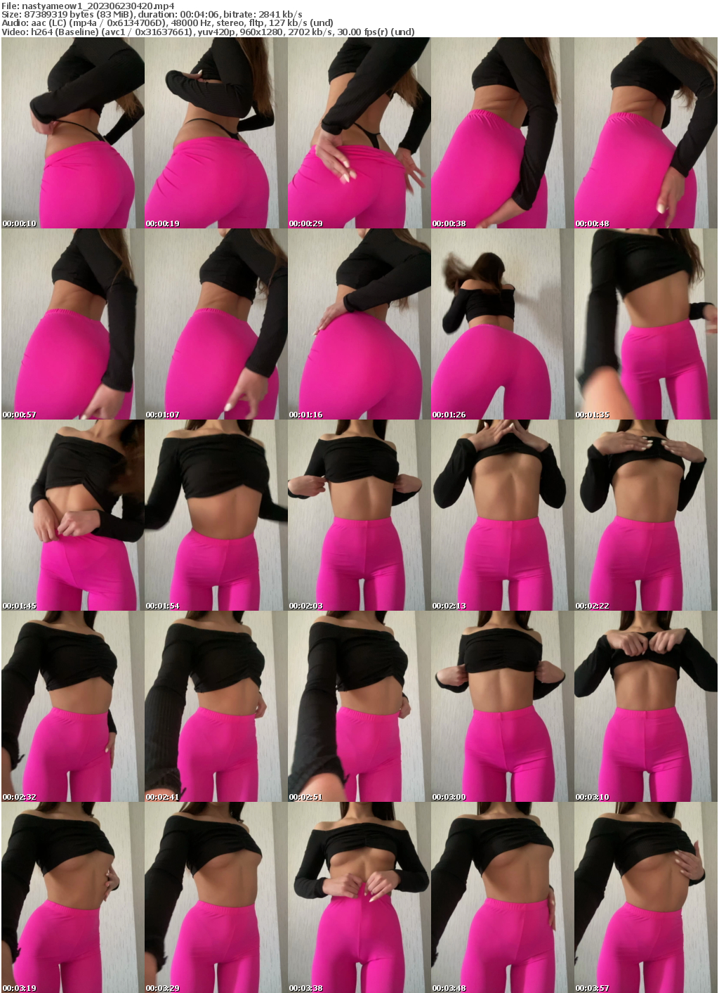 Preview thumb from nastyameow1 on 2023-06-23 @ bongacams