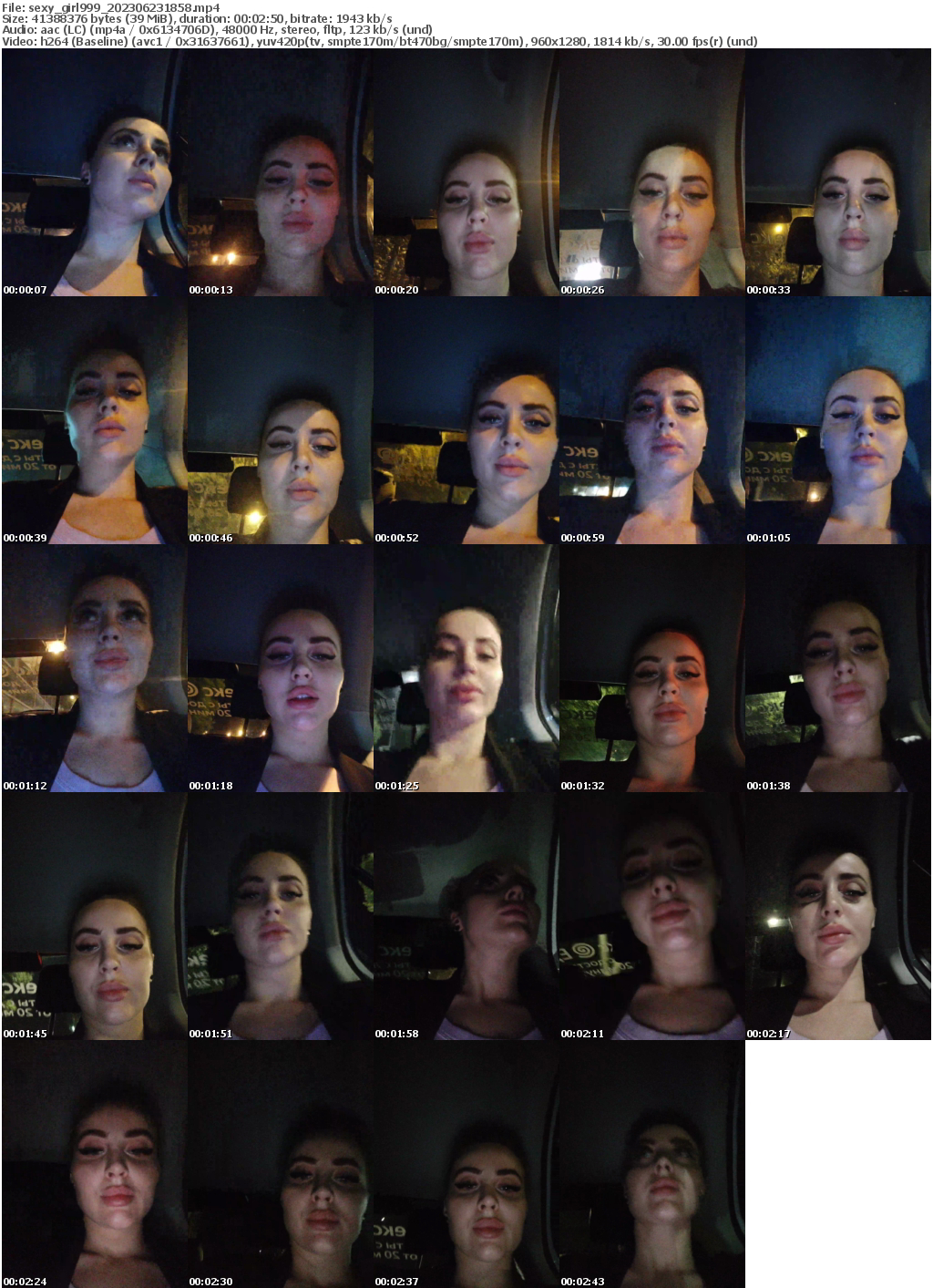 Preview thumb from sexy_girl999 on 2023-06-23 @ bongacams