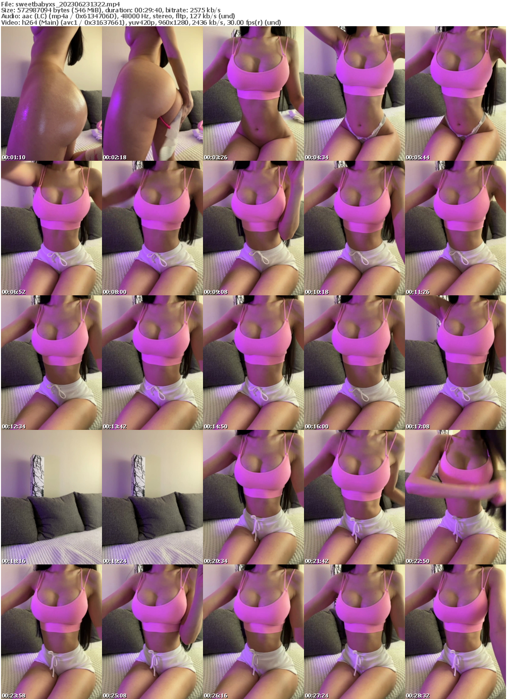 Preview thumb from sweetbabyxs on 2023-06-23 @ bongacams