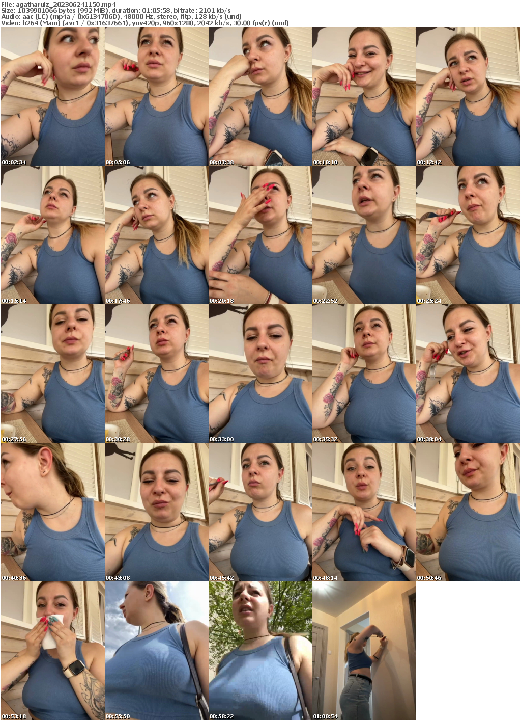 Preview thumb from agatharuiz on 2023-06-24 @ bongacams