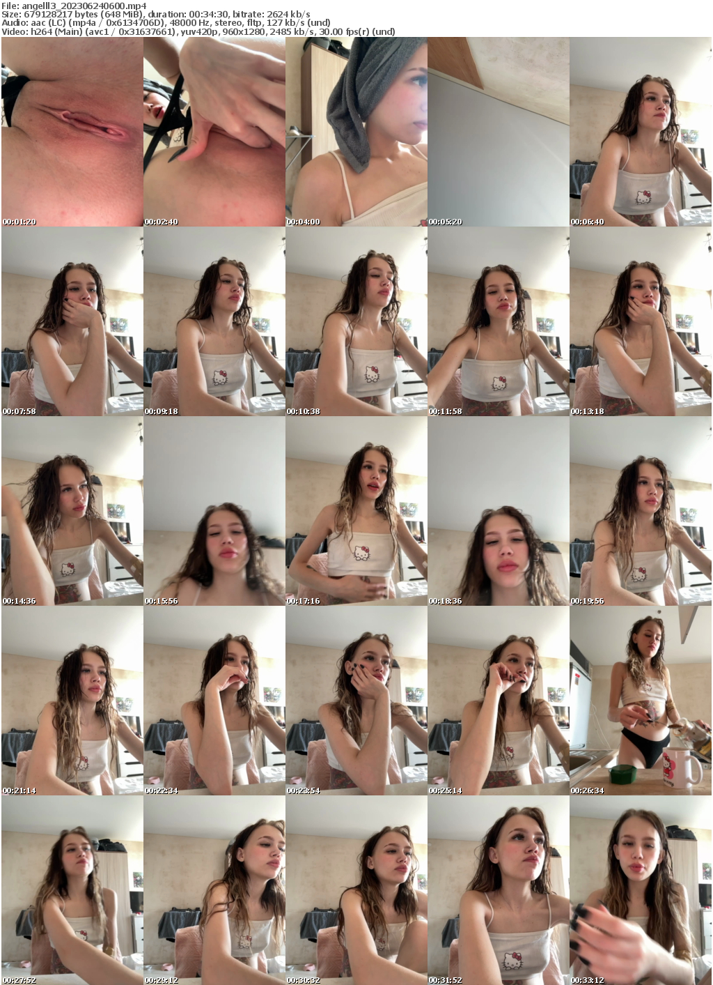 Preview thumb from angelll3 on 2023-06-24 @ bongacams