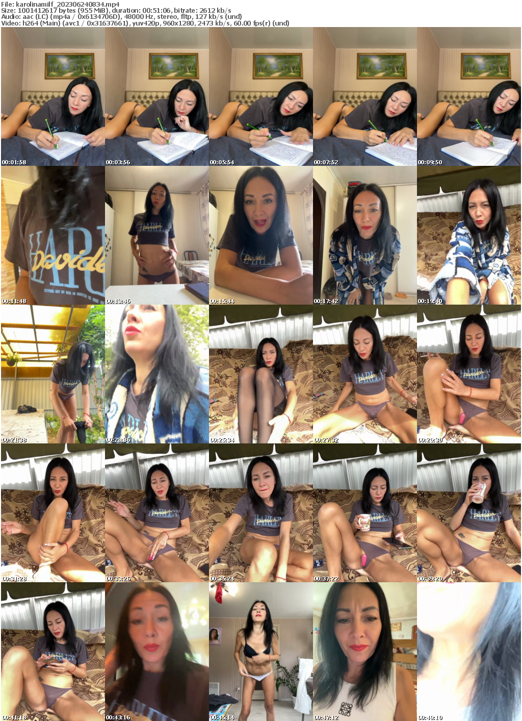 Preview thumb from karolinamilf on 2023-06-24 @ bongacams