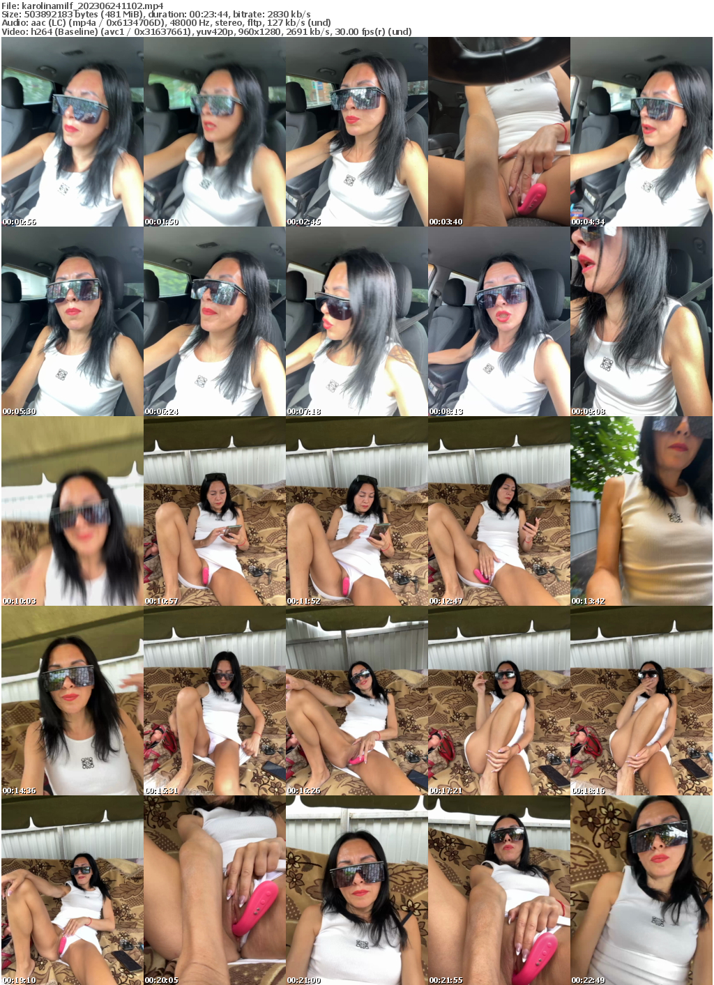 Preview thumb from karolinamilf on 2023-06-24 @ bongacams