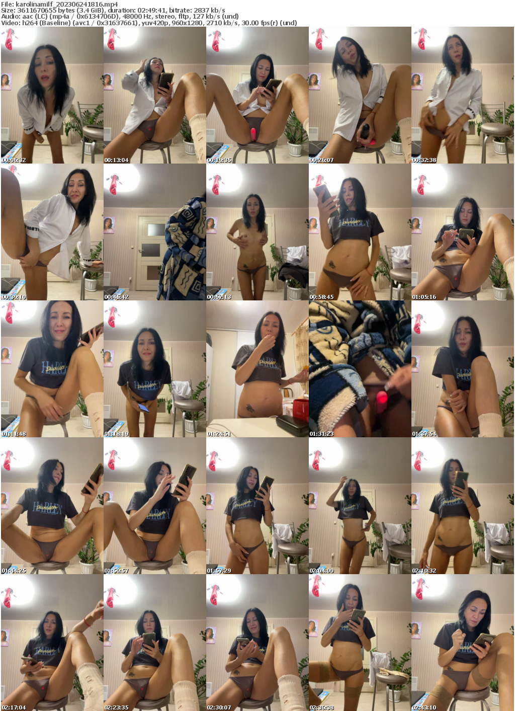 Preview thumb from karolinamilf on 2023-06-24 @ bongacams