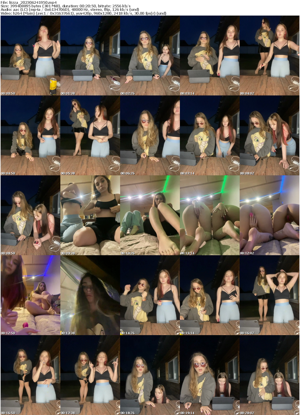 Preview thumb from liizza on 2023-06-24 @ bongacams