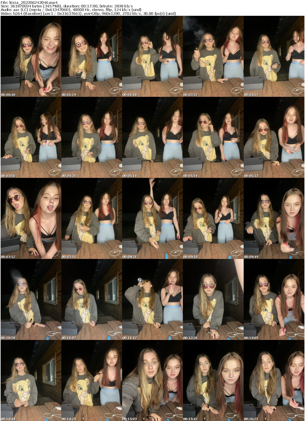 Preview thumb from liizza on 2023-06-24 @ bongacams