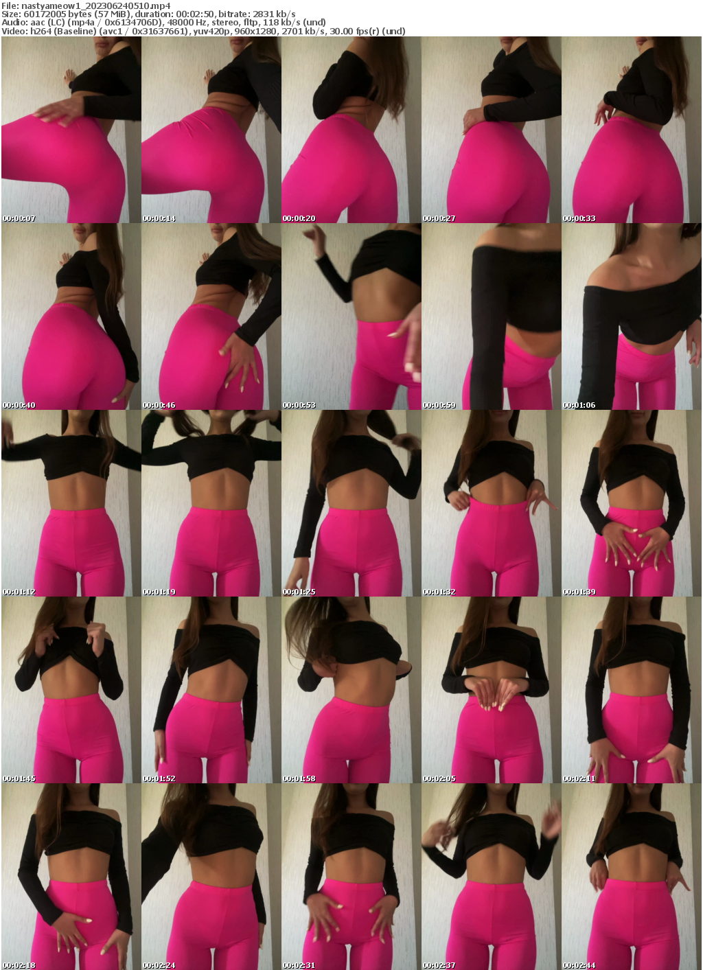 Preview thumb from nastyameow1 on 2023-06-24 @ bongacams