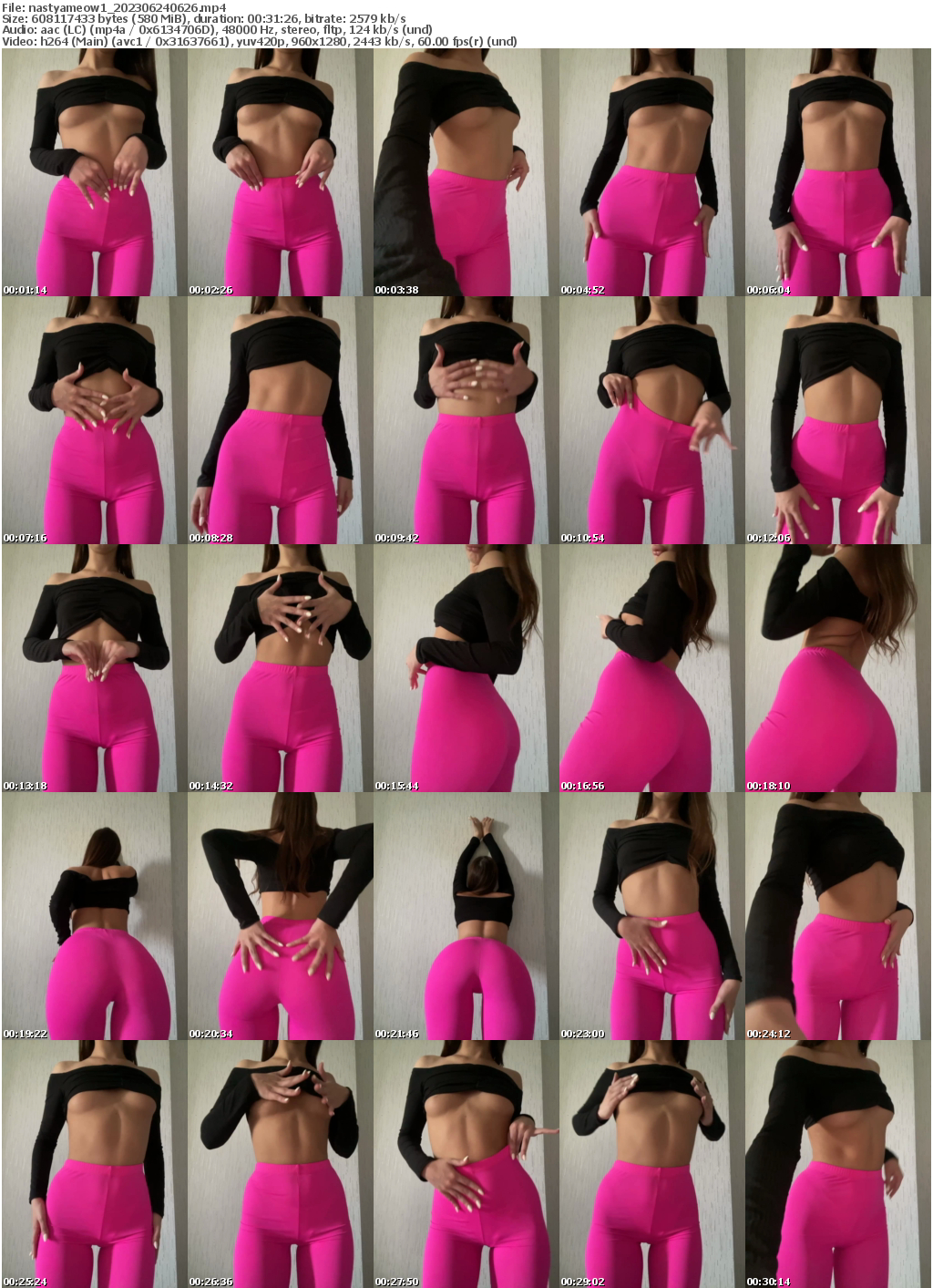 Preview thumb from nastyameow1 on 2023-06-24 @ bongacams