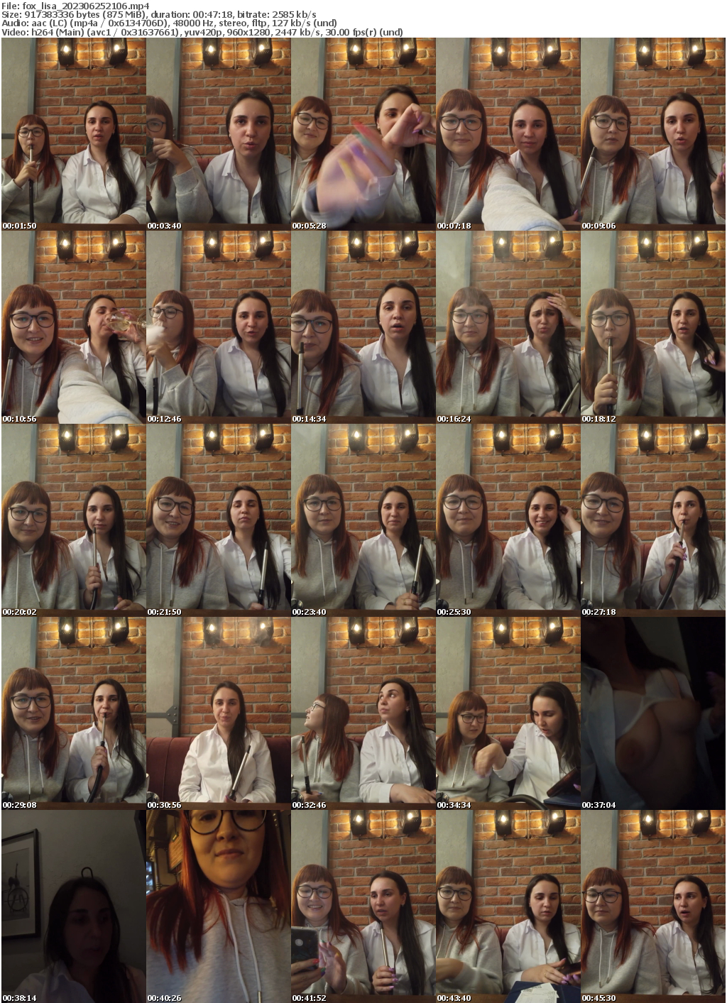 Preview thumb from fox_lisa on 2023-06-25 @ bongacams