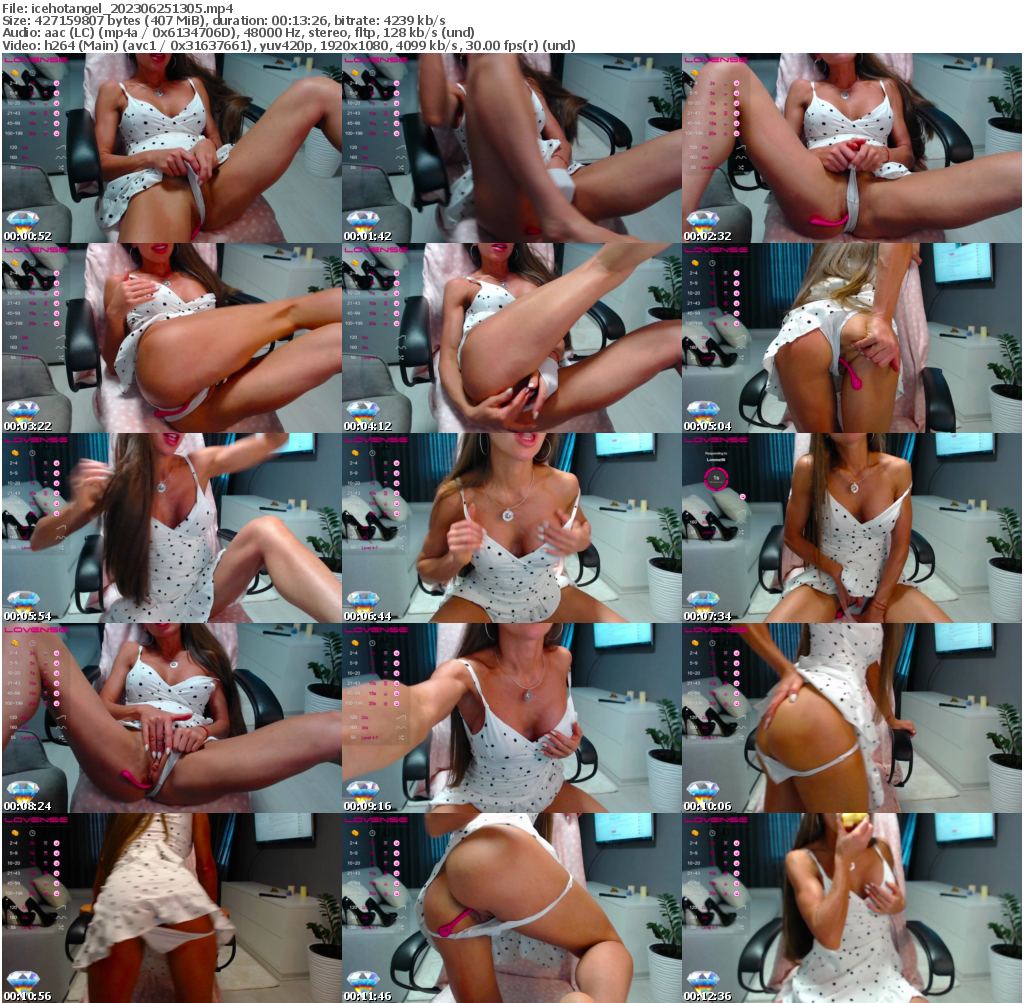 Preview thumb from icehotangel on 2023-06-25 @ bongacams