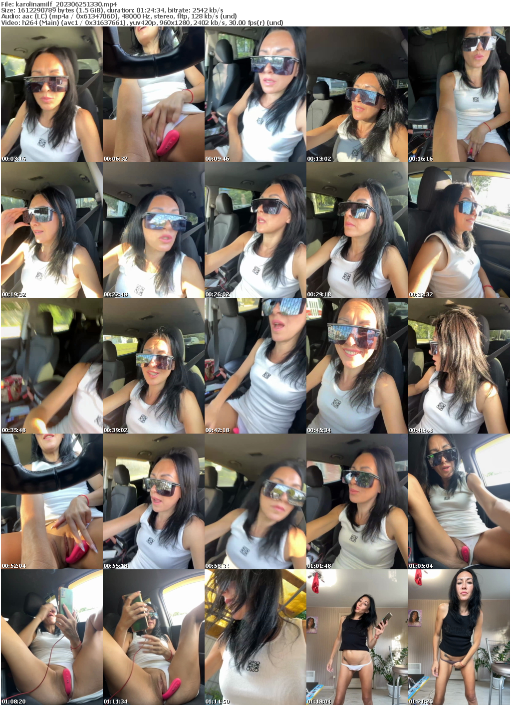 Preview thumb from karolinamilf on 2023-06-25 @ bongacams