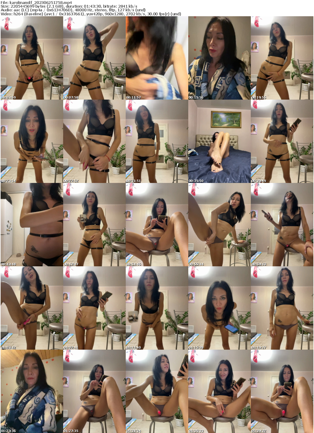 Preview thumb from karolinamilf on 2023-06-25 @ bongacams