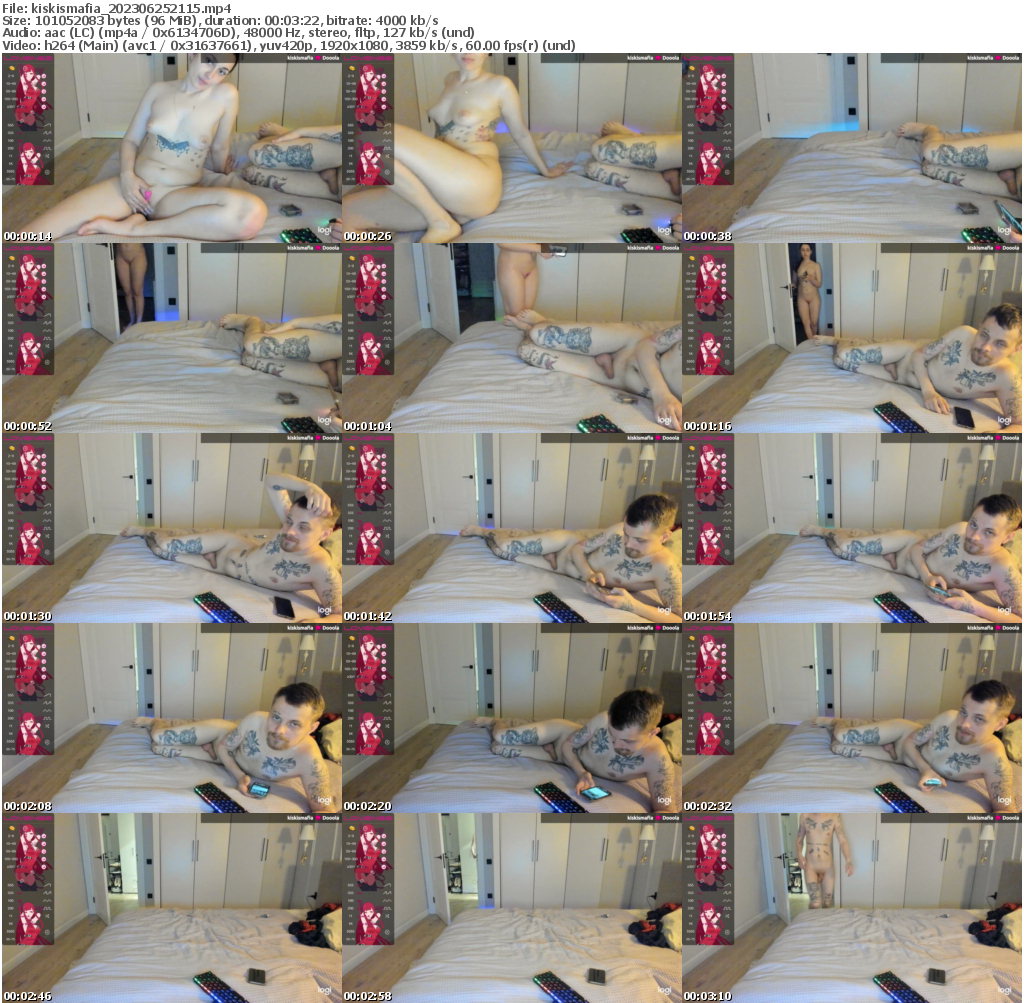 Preview thumb from kiskismafia on 2023-06-25 @ bongacams