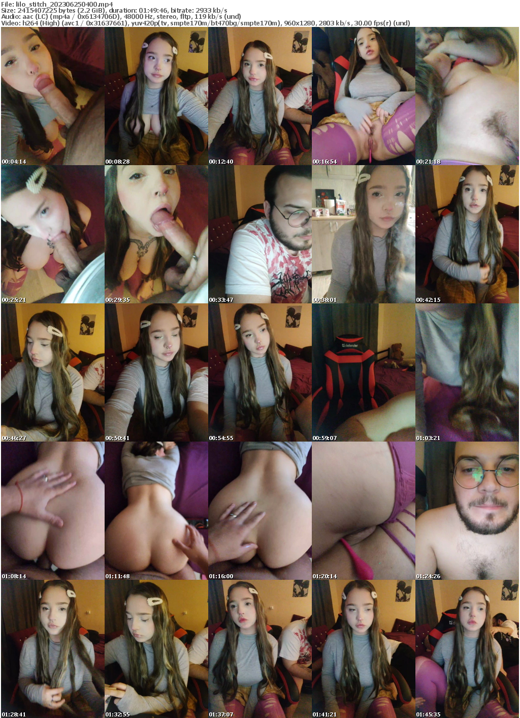 Preview thumb from lilo_stitch on 2023-06-25 @ bongacams