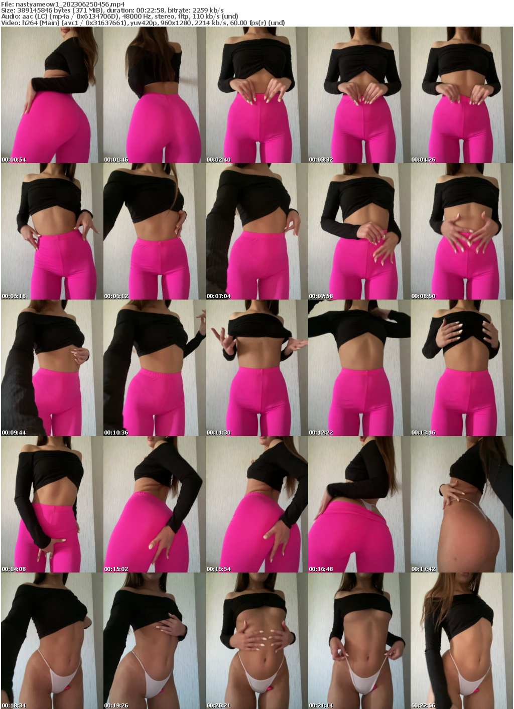 Preview thumb from nastyameow1 on 2023-06-25 @ bongacams