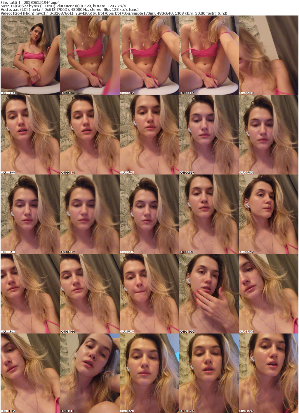 Preview thumb from tutti_h on 2023-06-25 @ bongacams