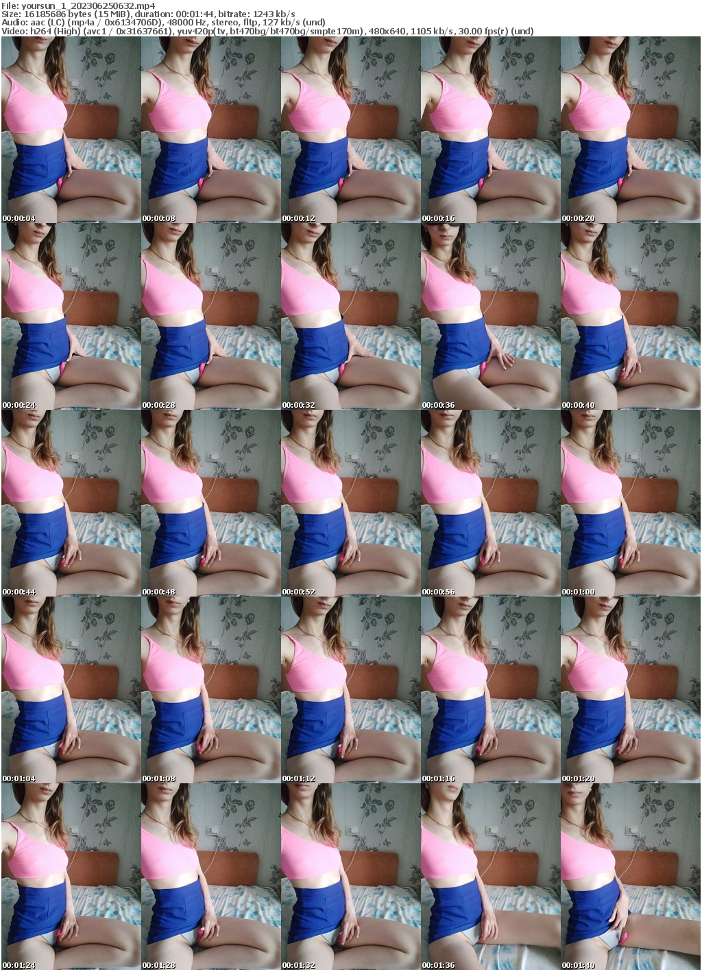 Preview thumb from yoursun_1 on 2023-06-25 @ bongacams