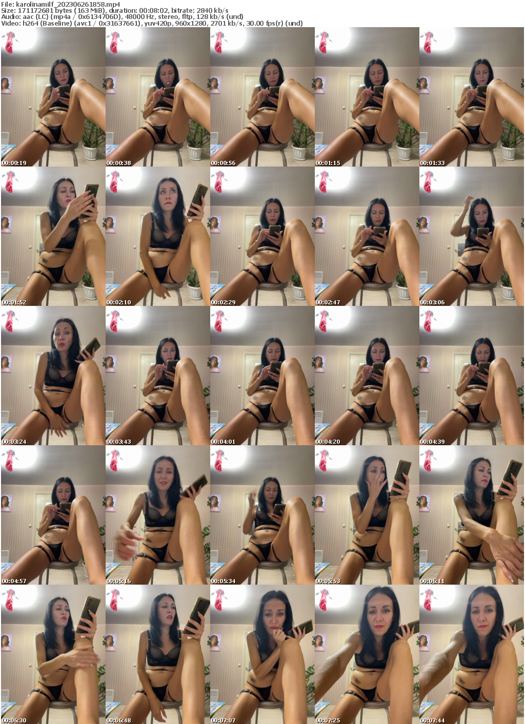 Preview thumb from karolinamilf on 2023-06-26 @ bongacams