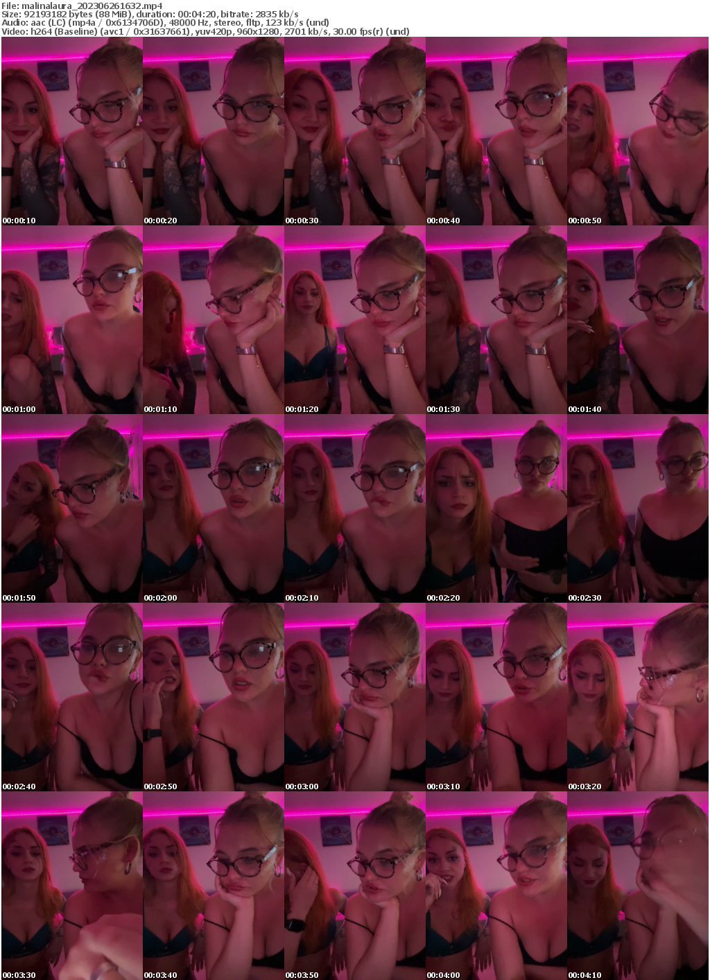 Preview thumb from malinalaura on 2023-06-26 @ bongacams