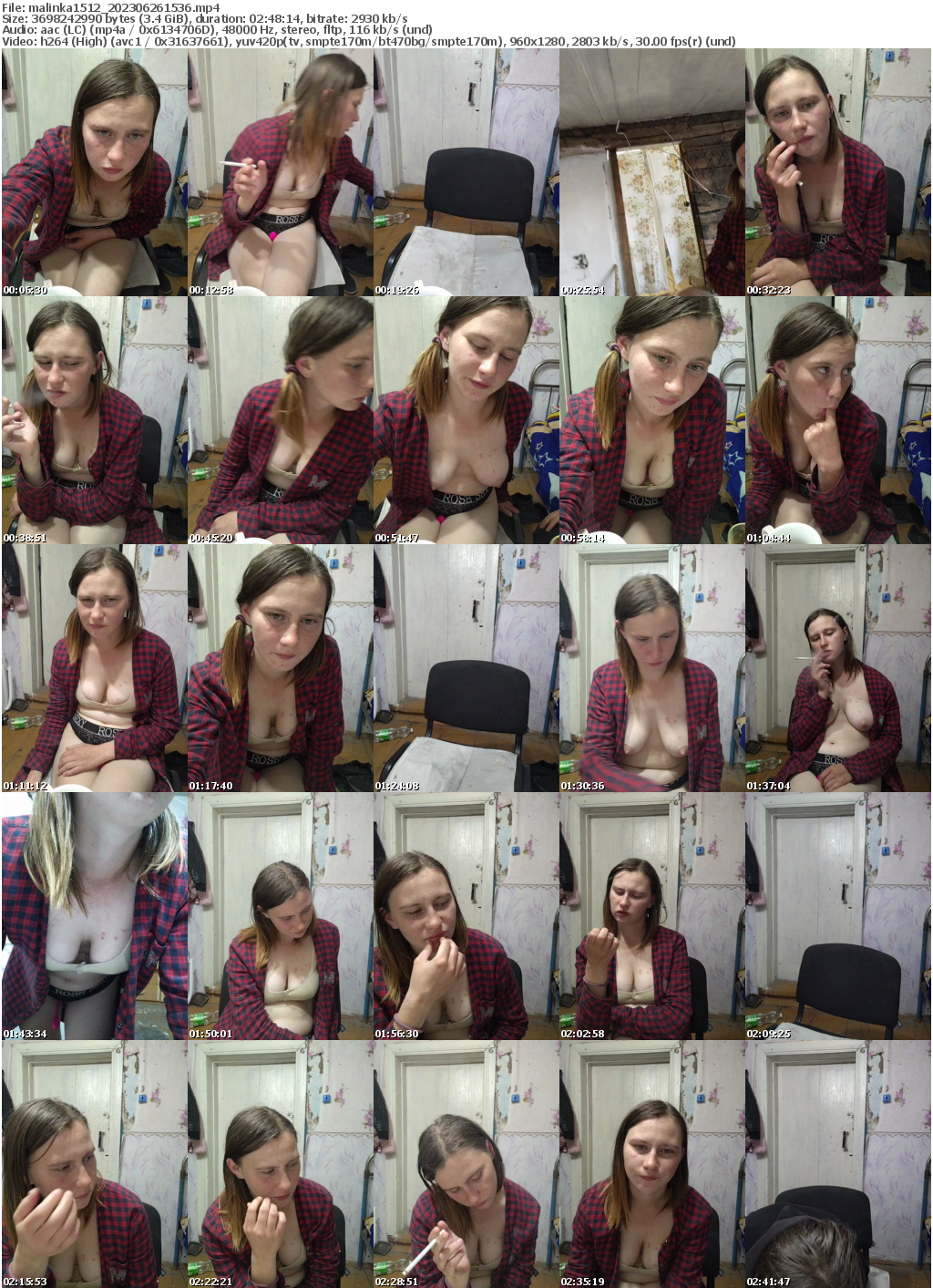 Preview thumb from malinka1512 on 2023-06-26 @ bongacams