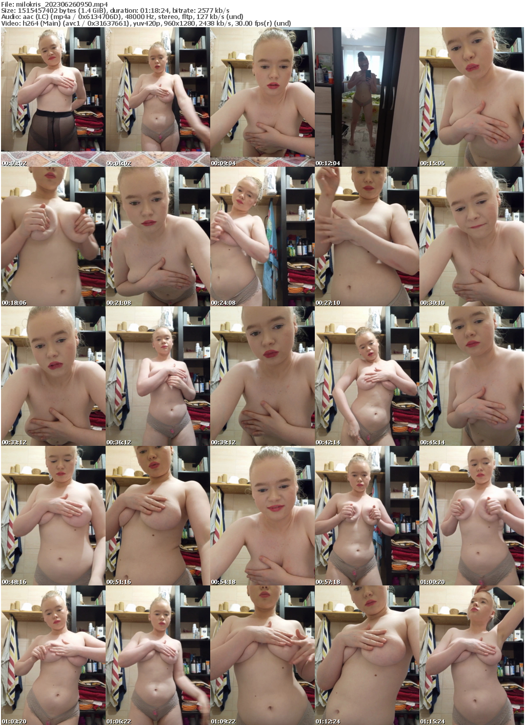 Preview thumb from milokris on 2023-06-26 @ bongacams