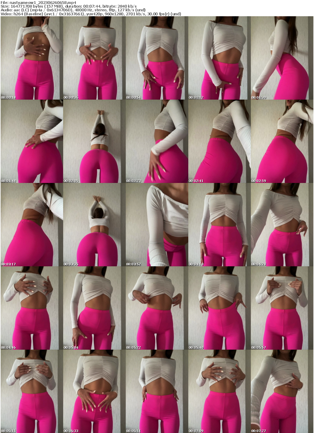 Preview thumb from nastyameow1 on 2023-06-26 @ bongacams