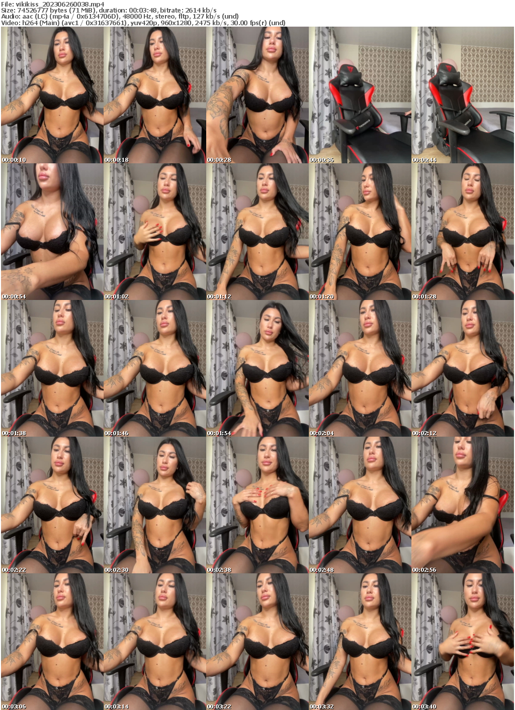 Preview thumb from vikikiss on 2023-06-26 @ bongacams