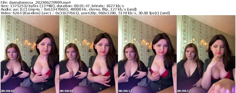 Preview thumb from daenalonessa on 2023-06-27 @ bongacams