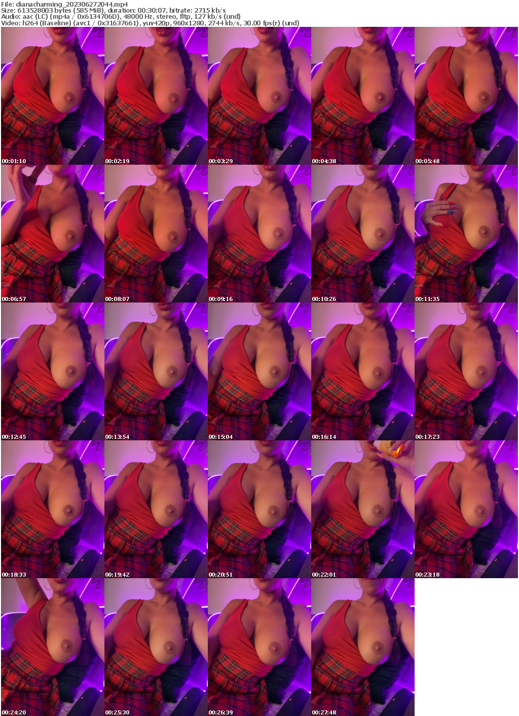 Preview thumb from dianacharming on 2023-06-27 @ bongacams