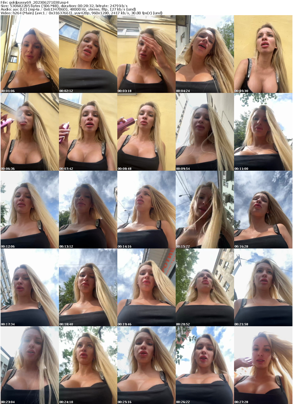 Preview thumb from goldpussy69 on 2023-06-27 @ bongacams