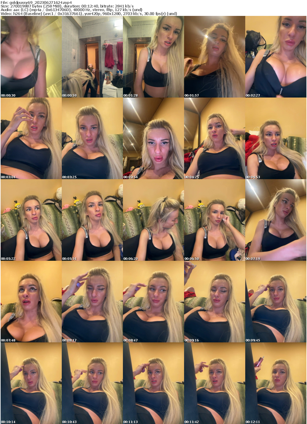 Preview thumb from goldpussy69 on 2023-06-27 @ bongacams