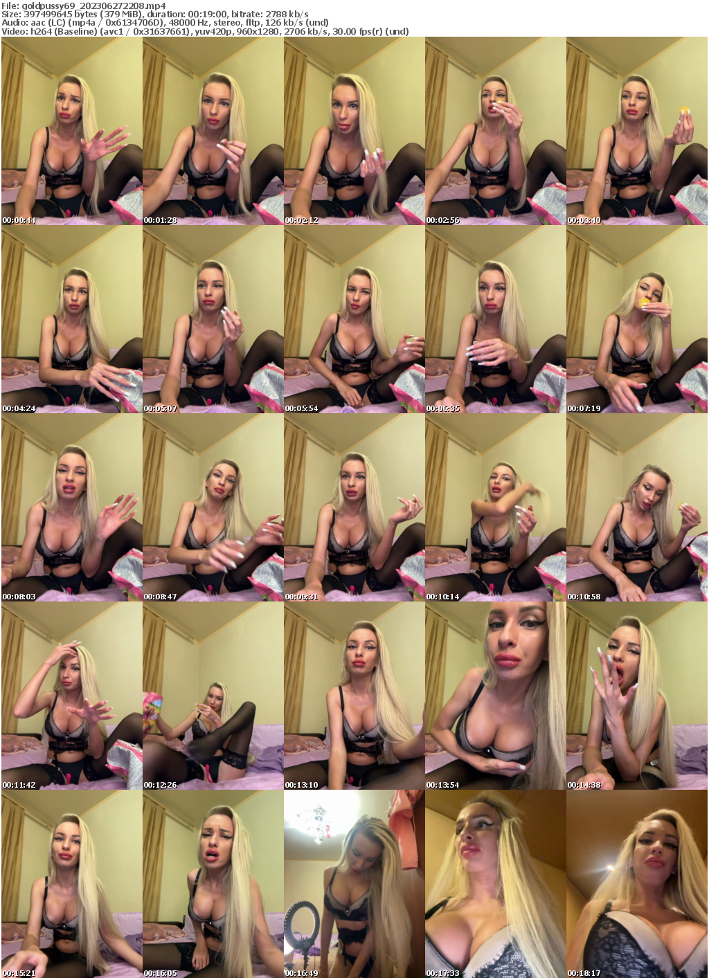 Preview thumb from goldpussy69 on 2023-06-27 @ bongacams