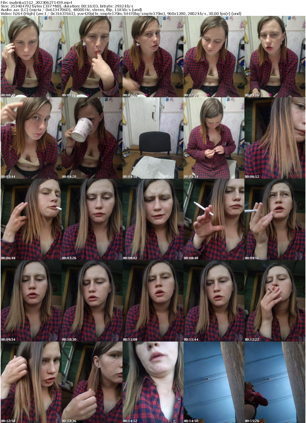 Preview thumb from malinka1512 on 2023-06-27 @ bongacams