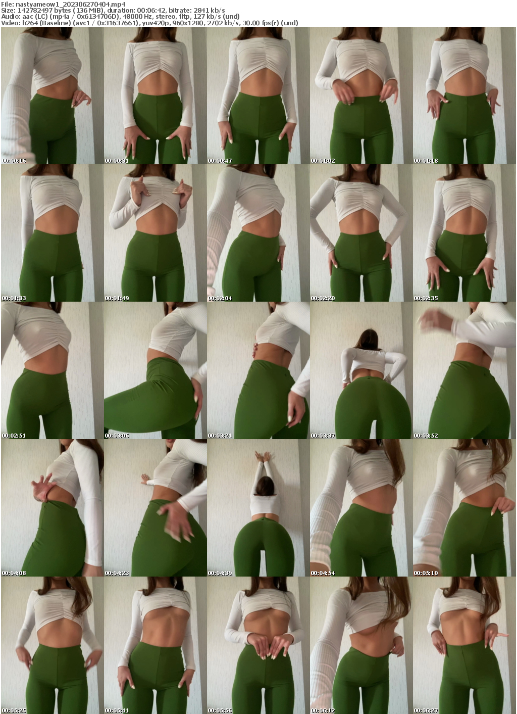 Preview thumb from nastyameow1 on 2023-06-27 @ bongacams