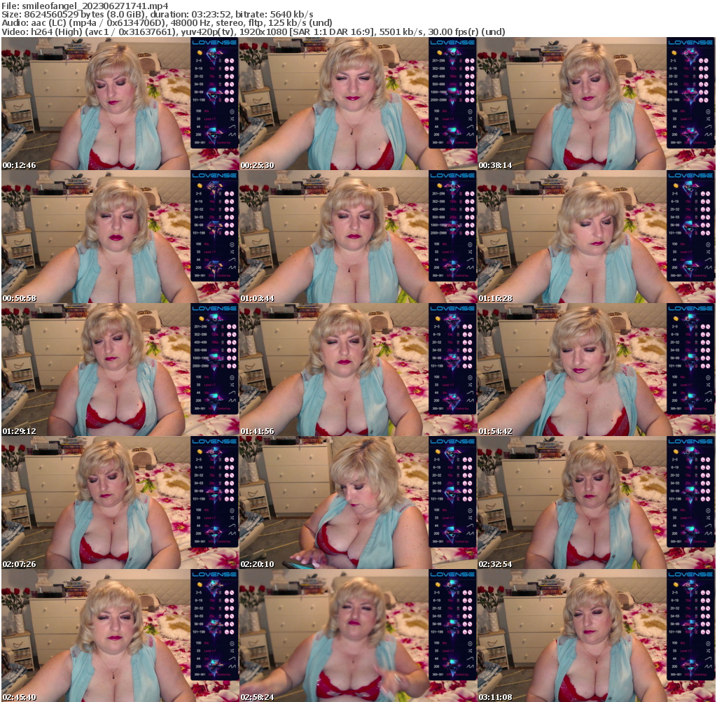 Preview thumb from smileofangel on 2023-06-27 @ bongacams