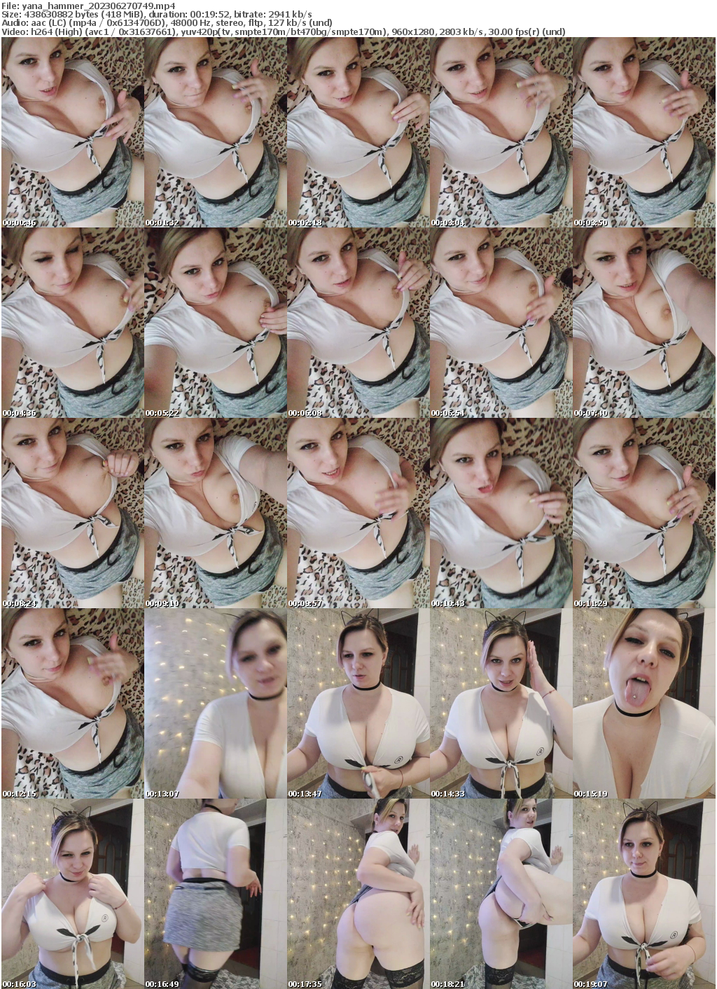 Preview thumb from yana_hammer on 2023-06-27 @ bongacams