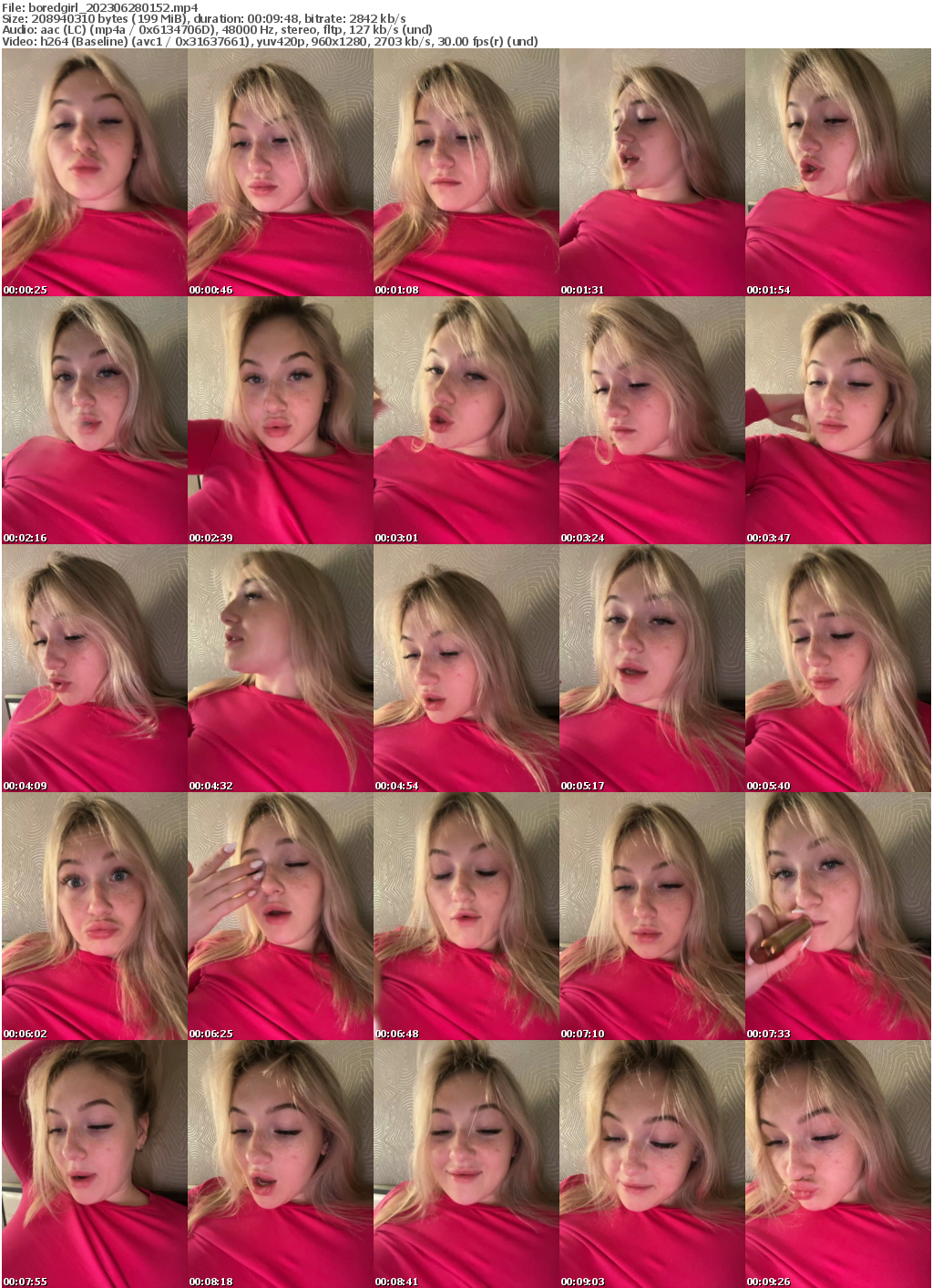 Preview thumb from boredgirl on 2023-06-28 @ bongacams