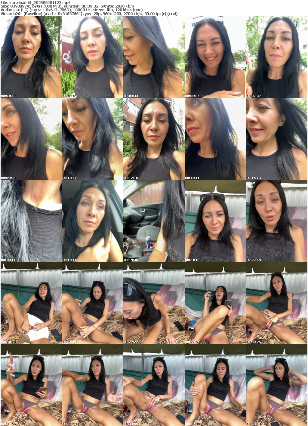 Preview thumb from karolinamilf on 2023-06-28 @ bongacams