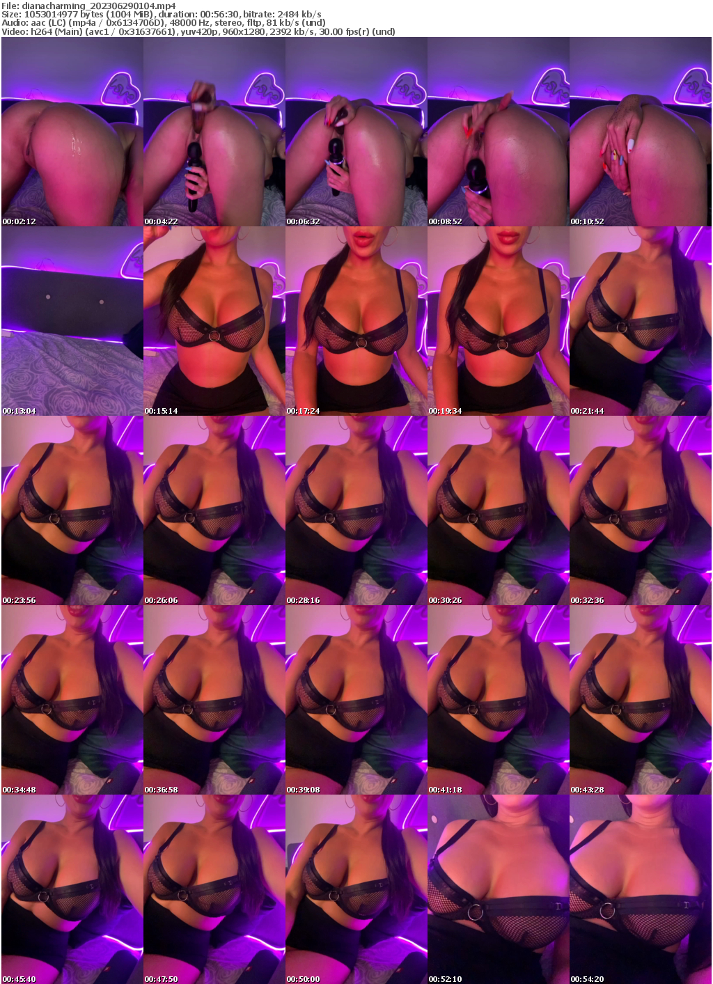 Preview thumb from dianacharming on 2023-06-29 @ bongacams