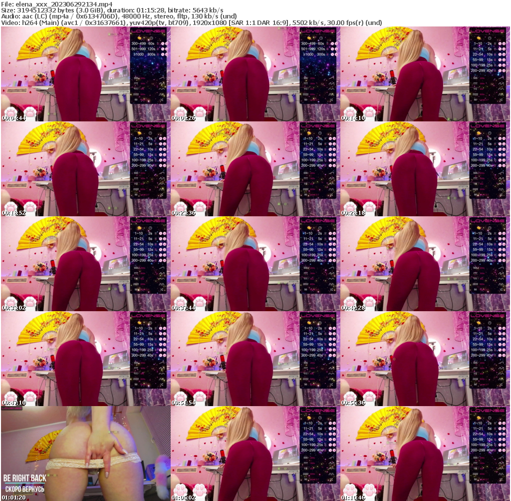 Preview thumb from elena_xxx on 2023-06-29 @ bongacams