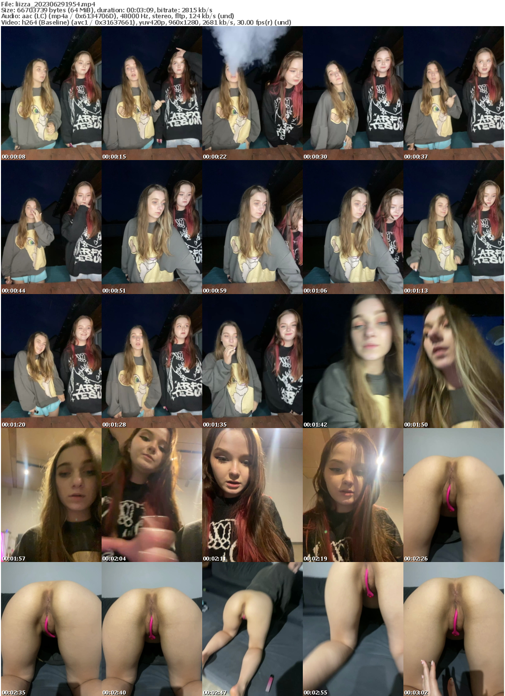 Preview thumb from liizza on 2023-06-29 @ bongacams