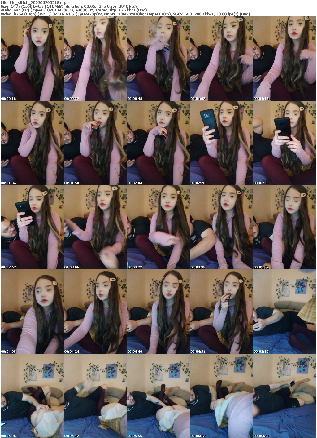 Preview thumb from lilo_stitch on 2023-06-29 @ bongacams