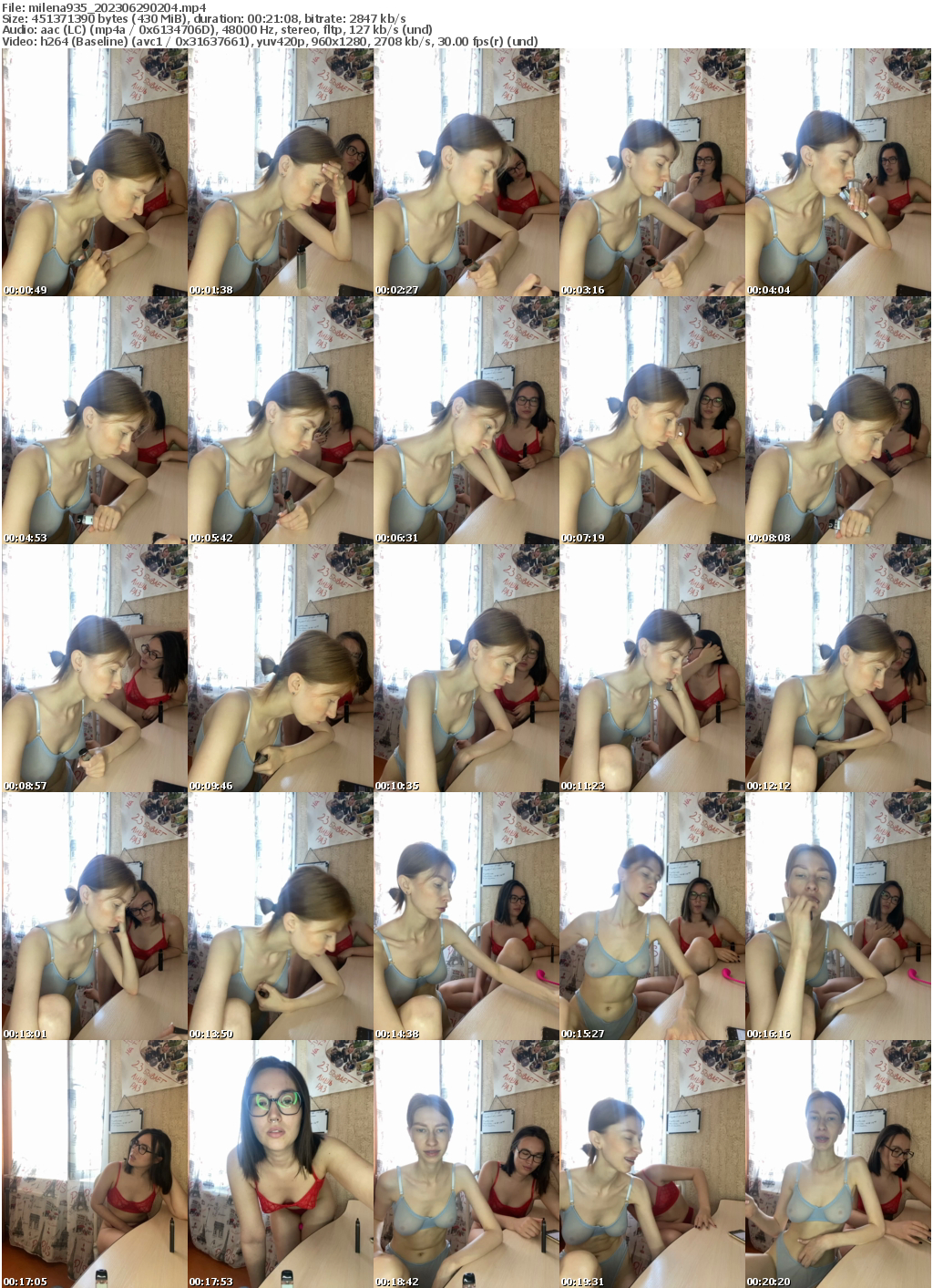 Preview thumb from milena935 on 2023-06-29 @ bongacams