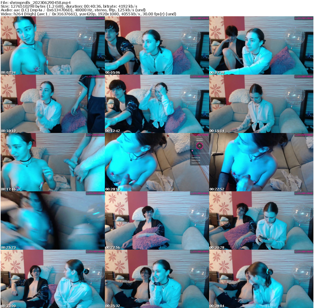 Preview thumb from shrimprolls on 2023-06-29 @ bongacams