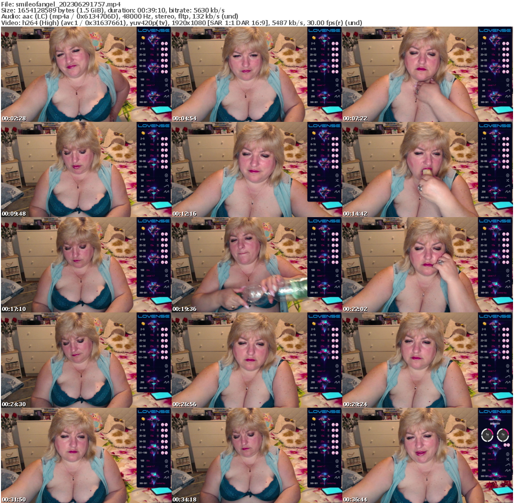 Preview thumb from smileofangel on 2023-06-29 @ bongacams