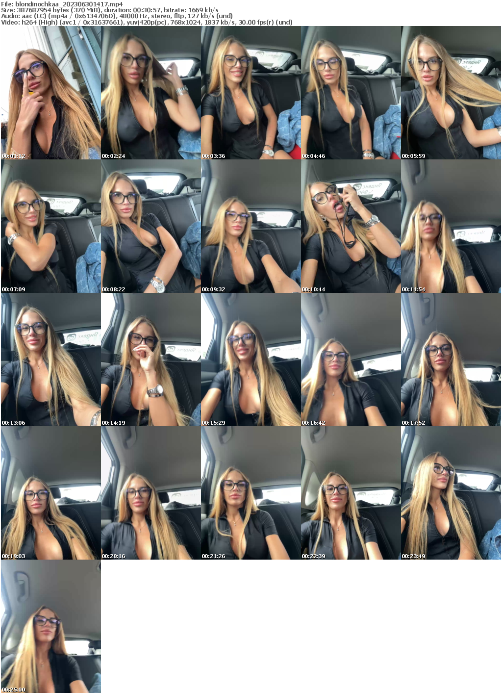 Preview thumb from blondinochkaa on 2023-06-30 @ bongacams