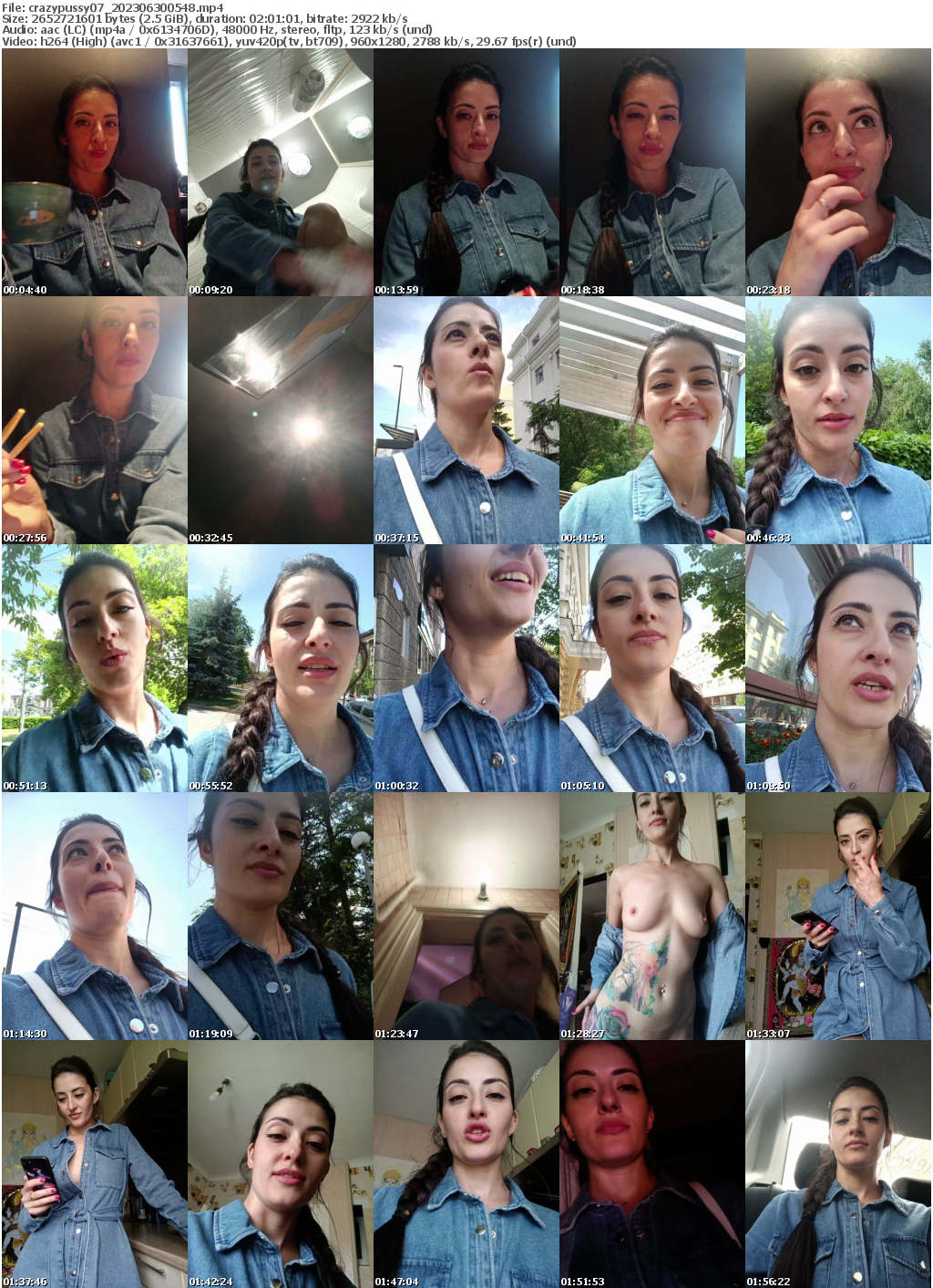 Preview thumb from crazypussy07 on 2023-06-30 @ bongacams