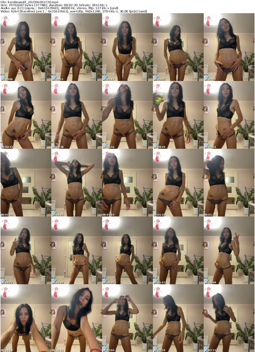 Preview thumb from karolinamilf on 2023-06-30 @ bongacams