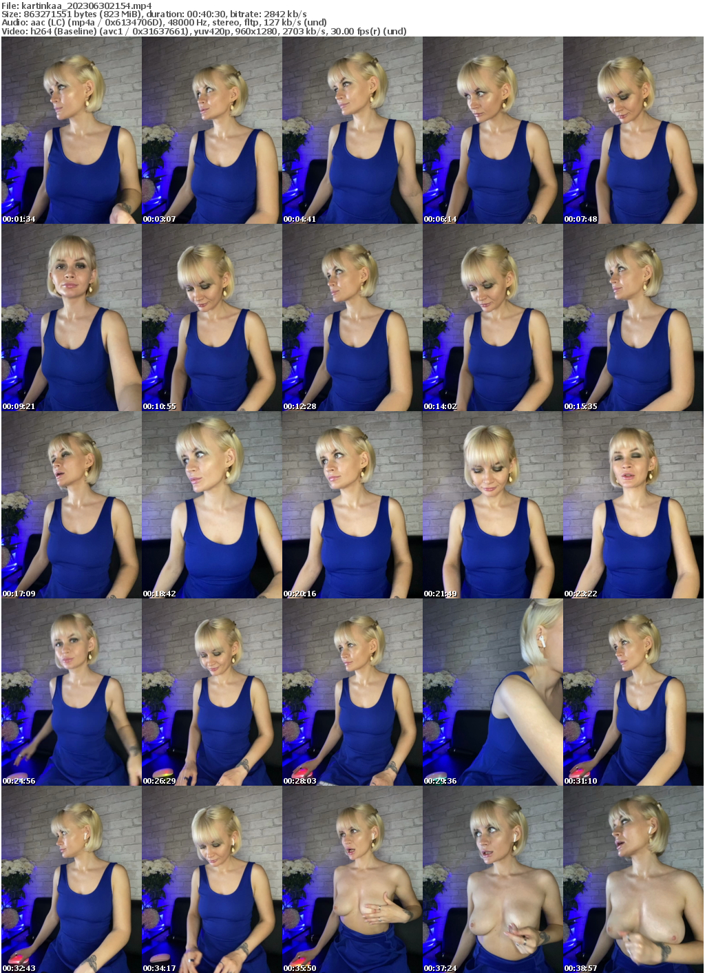 Preview thumb from kartinkaa on 2023-06-30 @ bongacams