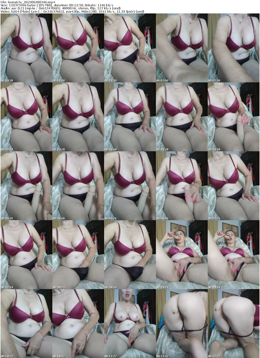 Preview thumb from laura67a on 2023-06-30 @ bongacams